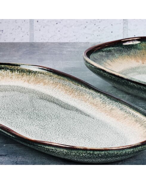 3 Plateaux De Service Genesis bleu/gris/kaki