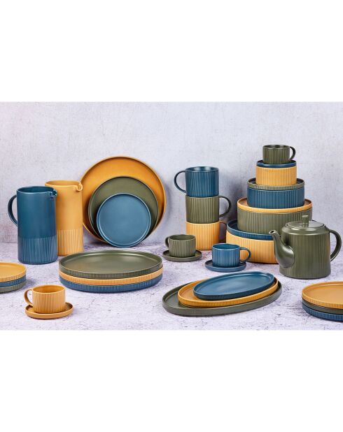 3 Plateaux De Service Scandi  vert olive