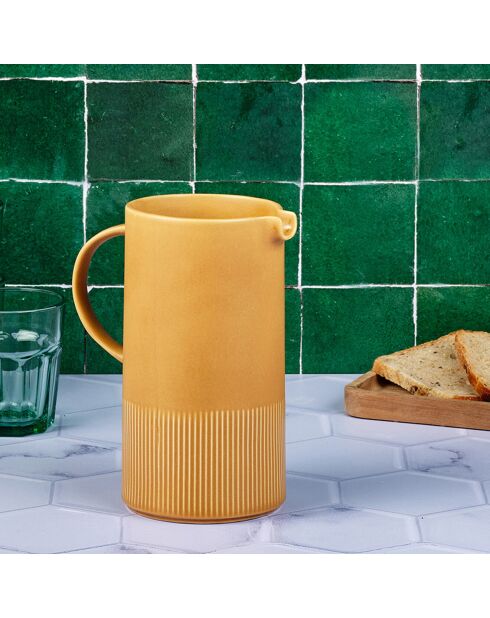 Carafe Scandi  jaune ocre - 150 cl