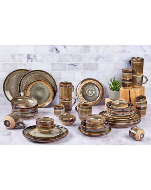 Service Complet Genesis marron volcanique - 36 Pièces