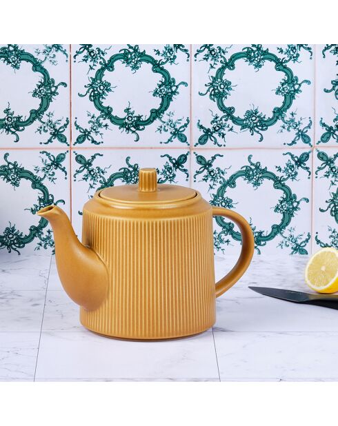 Théière Scandi  jaune ocre - 130 cl