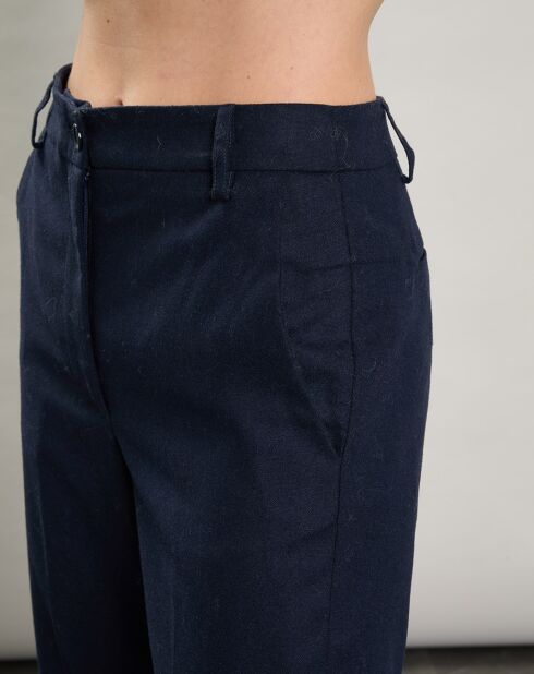 Pantalon en Laine mélangée Party marine