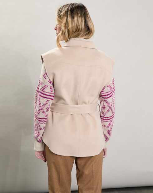 Veste en Laine mélangée Vigo craie