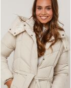 Piumino beige Ella