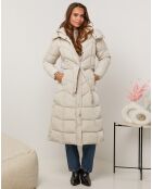 Piumino beige Ella