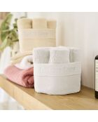 6 Serviettes Invité blanches - 50x30 cm