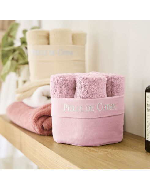 6 servilletas rosas para invitados - 50x30 cm