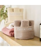 6 tovaglioli per ospiti tortora - 50x30 cm