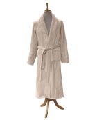 Robe de Chambre avec col & manches Jacquart naturel