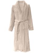 Robe de Chambre avec col & manches Jacquart naturel