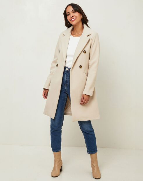 Manteau Stéphanie écru