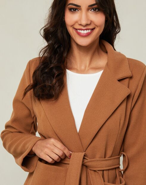 Manteau Camélia camel