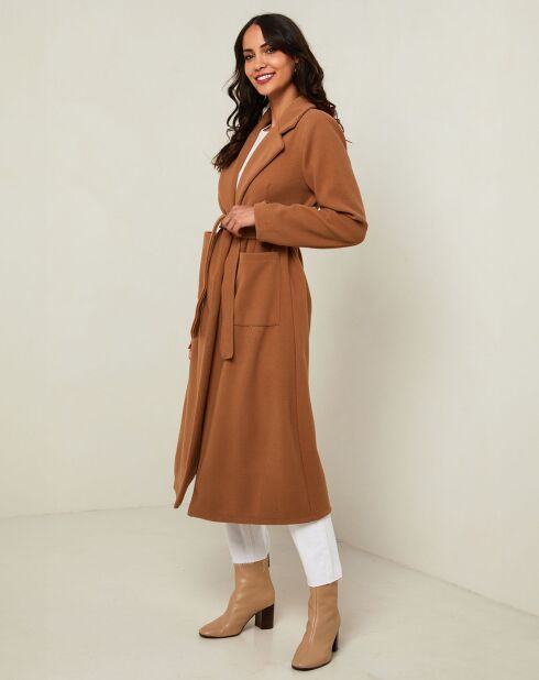 Manteau Camélia camel