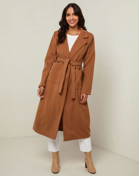 Manteau Camélia camel