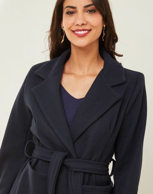 Manteau Camélia marine