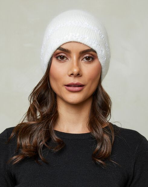 Bonnet Lena blanc