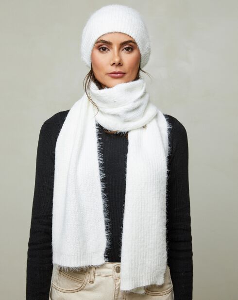 Conjunto de bufanda y sombrero Jeanne White