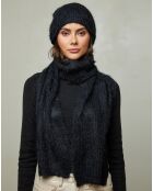 Ensemble Bonnet & Echarpe noir