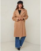 Abrigo camel ámbar