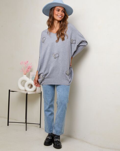 Pull Elena gris