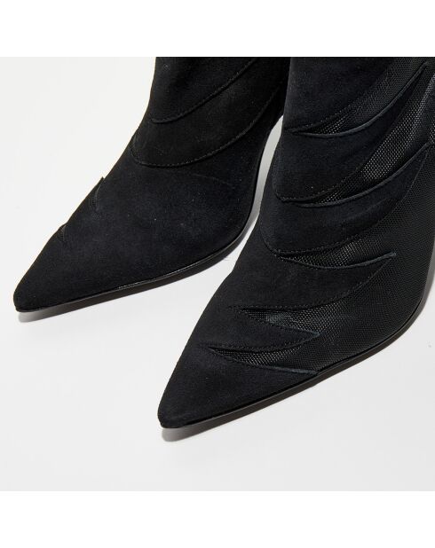 Bottines Rita noires - Talon 8.5 cm