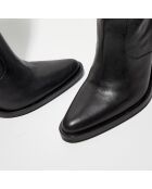 Bottes Jane noires - Talon 9 cm