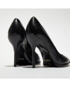 Escarpins en Cuir Jamie noirs - Talon 10 cm