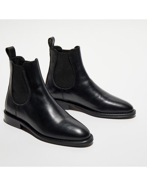 Chelsea Boots en Cuir Nova noires