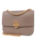 Borsa a tracolla Britten in pelle taupe - 22x16x8 cm