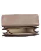 Borsa a tracolla Britten in pelle taupe - 22x16x8 cm