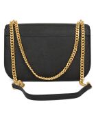 Sac bandoulière en Cuir Emerson noir - 21x17x7 cm