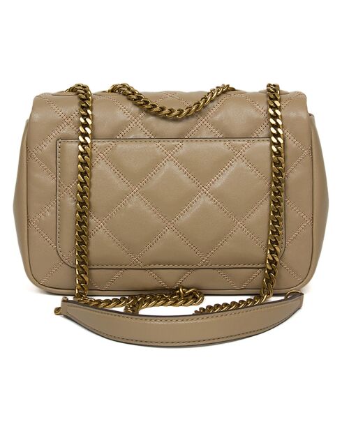 Willa Schultertasche aus Mandelleder - 17x24x8 cm