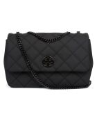 Willa Schultertasche aus mattem Leder, 29 x 20 x 10 cm