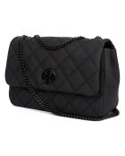 Willa Schultertasche aus mattem Leder, 29 x 20 x 10 cm