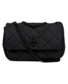 Willa Schultertasche aus mattem Leder, 24 x 18 x 4 cm