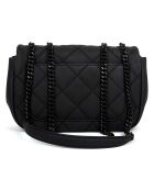 Willa Schultertasche aus mattem Leder, 24 x 18 x 4 cm