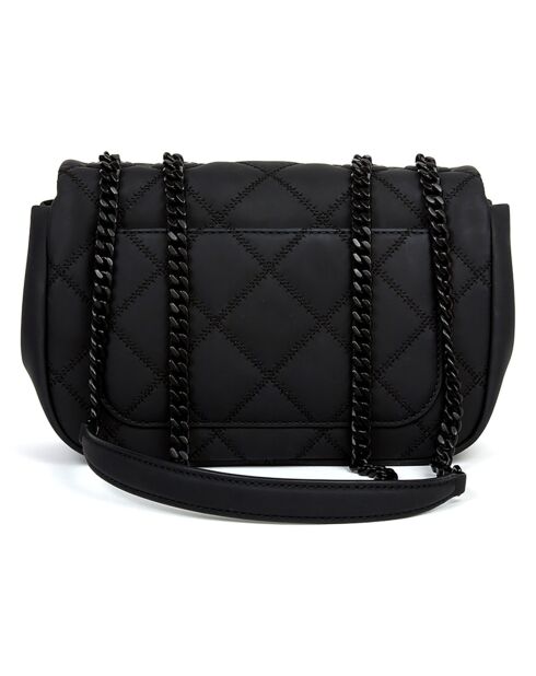 Willa Schultertasche aus mattem Leder, 24 x 18 x 4 cm