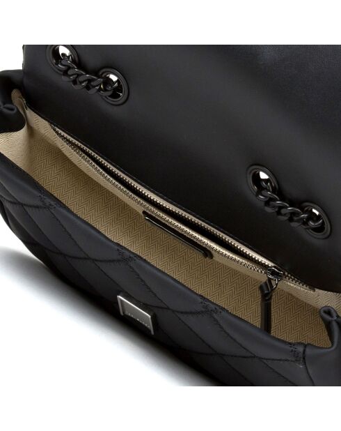 Willa Schultertasche aus mattem Leder, 24 x 18 x 4 cm