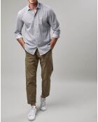 Chemise Print Allover Rf blanc/bleu
