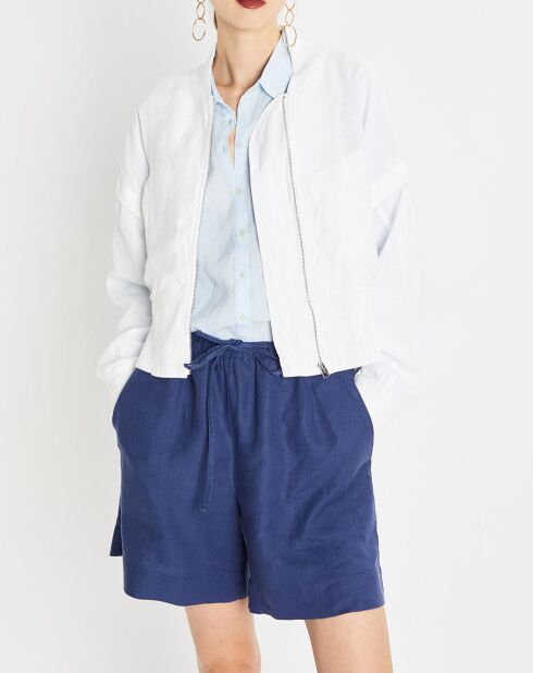 Bombers 100% Lin Kl blanc