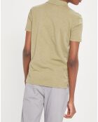 Polo manches courtes Flamme Sf kaki