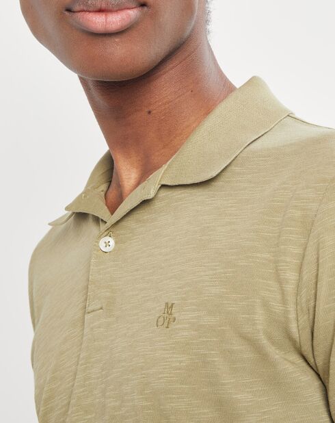 Polo manches courtes Flamme Sf kaki