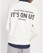 Sweat It'S On Us Print écru