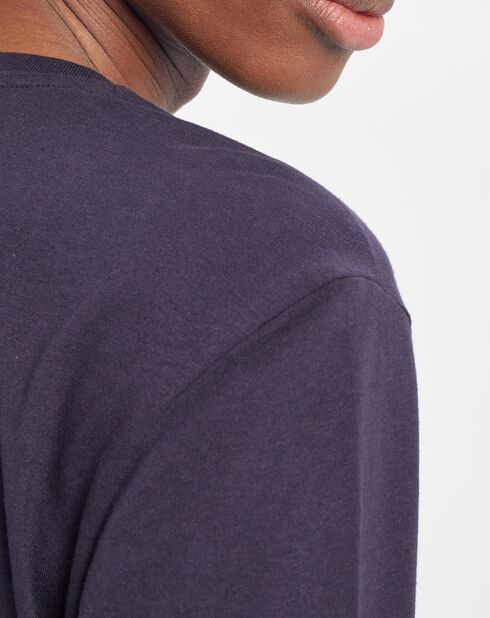 T-Shirt Uni Coton Organic bleu marine