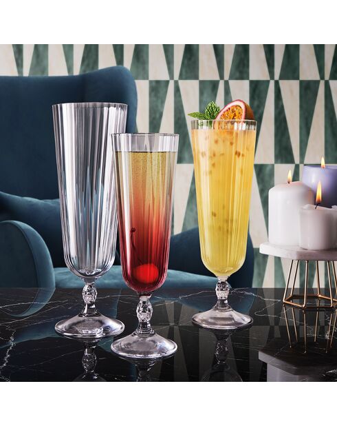 6 Verres à Cocktail '205 Sling transparents - 27.5cl