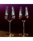 6 Verres à Vin de Bourgonge Transparents - 71cl
