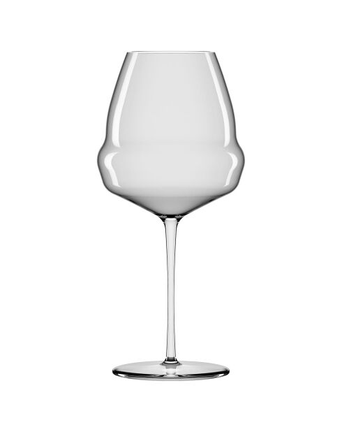 6 Verres à Vin de Bourgonge Transparents - 71cl