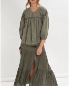 Blouse Hampton kaki