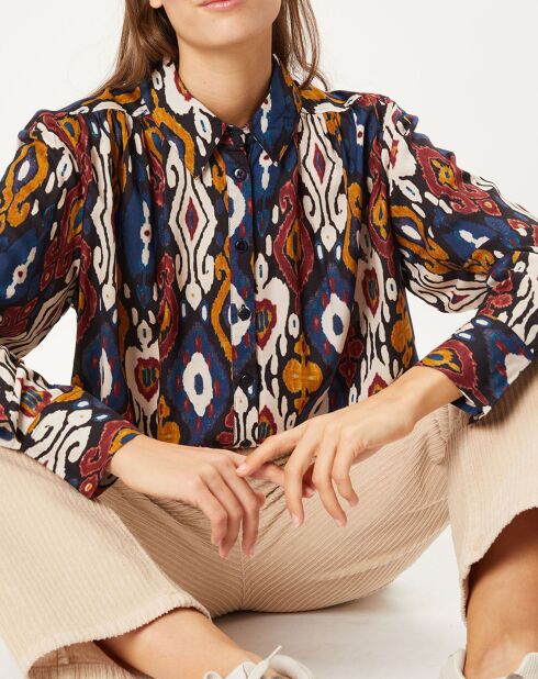 Chemise droite Héloïse carbone