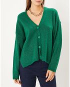 Gilet en Maille mélangée Constance vert